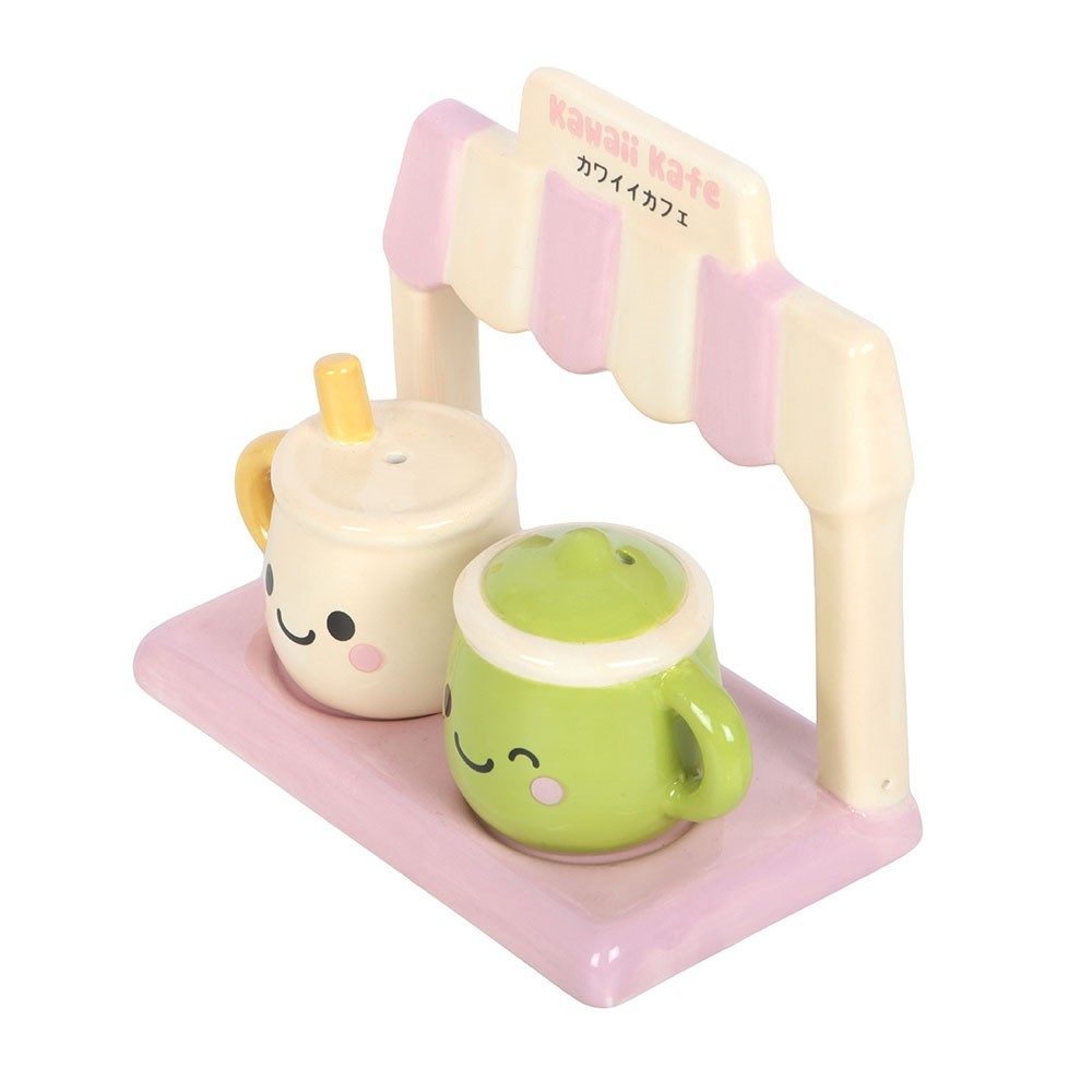 Something Different - Kawaii Latte Salt and Pepper set - Multicolours